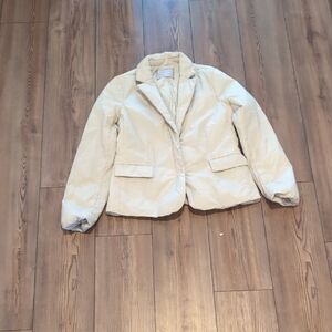 Athleta Women's Beige Puffer Jacket